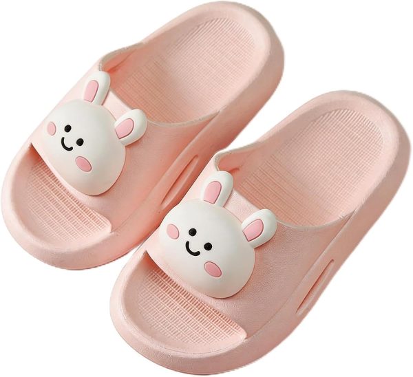 Toddler Slides Slipper Boys & Girls Slide Sandals for Kids Flip Flops Comfy Shower Slippers Quick Drying Pool Beach Garden Shoes